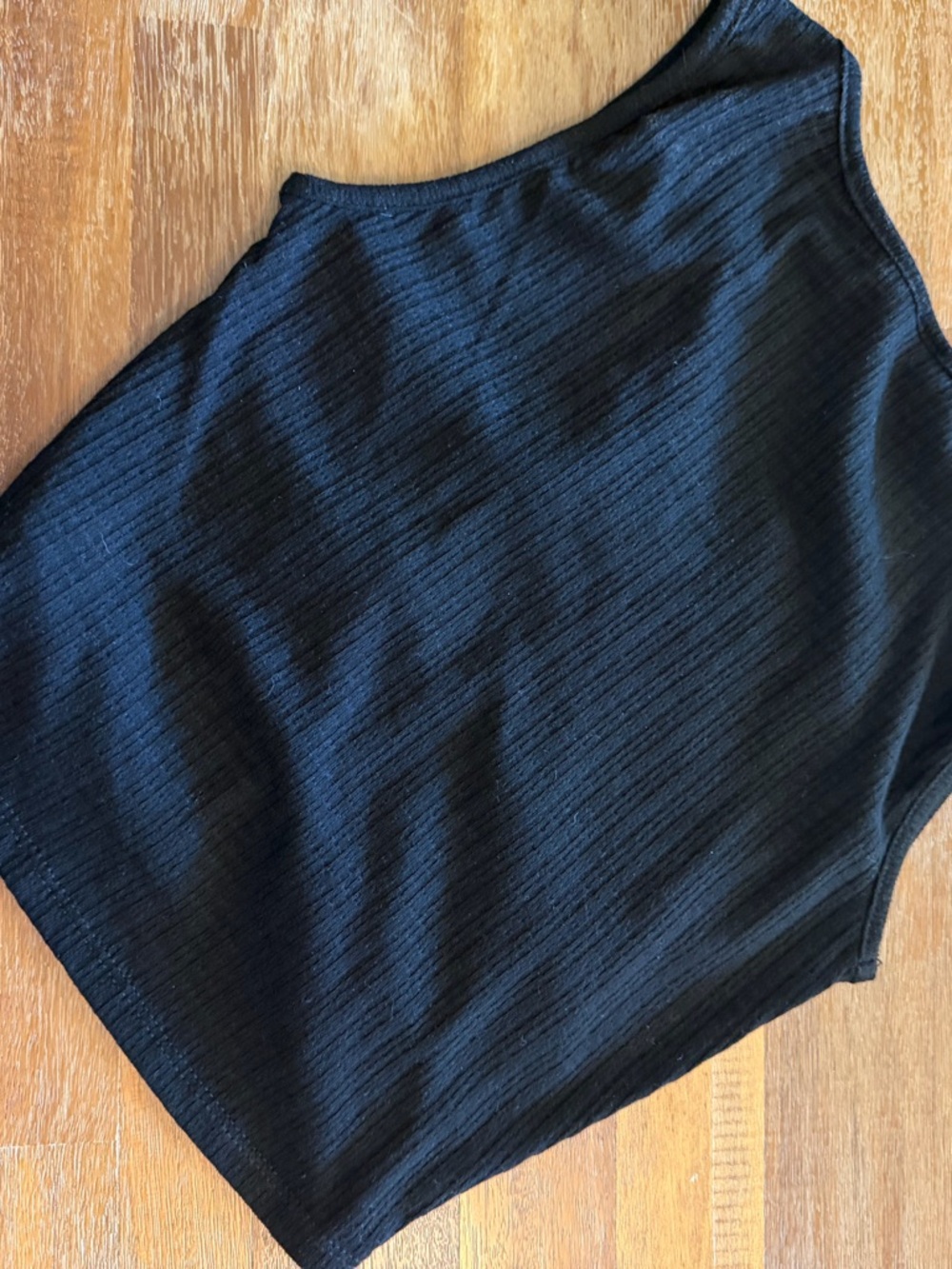 J.O.A. Black Ruched Button-Front Tank - Picture 4 of 4